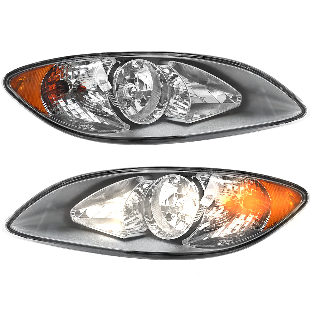 Chrome Headlights Assembly  Compatible With International ProStar 2008-2016