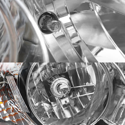 Chrome Headlights Assembly  Compatible With International ProStar 2008-2016