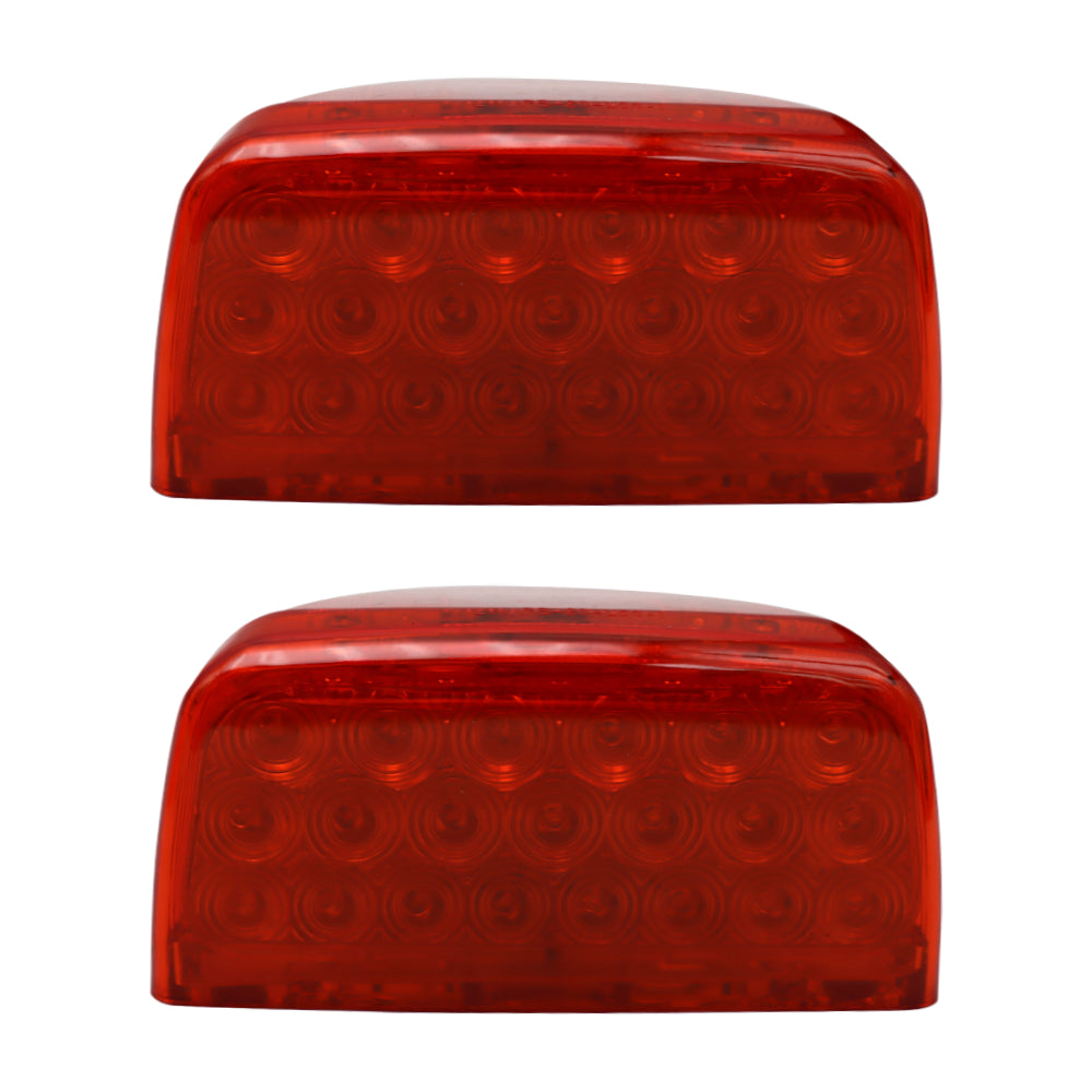 Turn Signal Light for Peterbilt 357/378/379, Turn Signal Light Triangle Amber Fit for Peterbilt 357/378/379 2Pcs